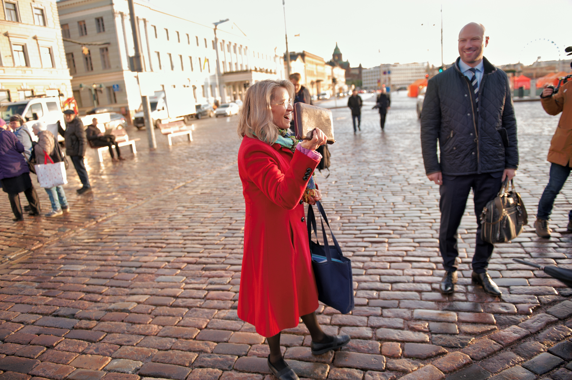 At Helsinki Market Square